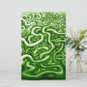 Vines GREEN Briefpapier (Staand voorkant)