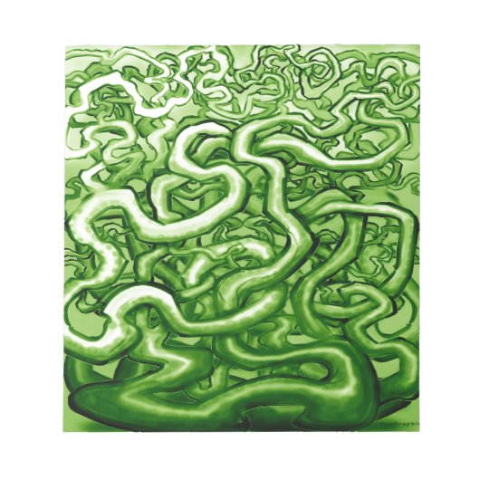 Vines GREEN Notitieblok (Voorkant)