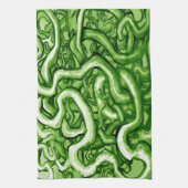 Vines GREEN Theedoek (Verticaal)