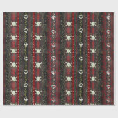 Vines O' Death Samhain Halloween Kerstschedel Cadeaupapier (Vlak)
