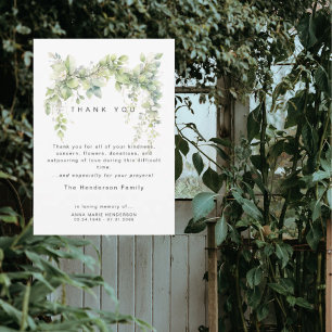 Vines of Life Bereavement Begrafenis Bedankt