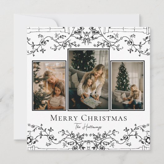  Vines Unique 3 Foto Vakantie Kaart (Voorkant)