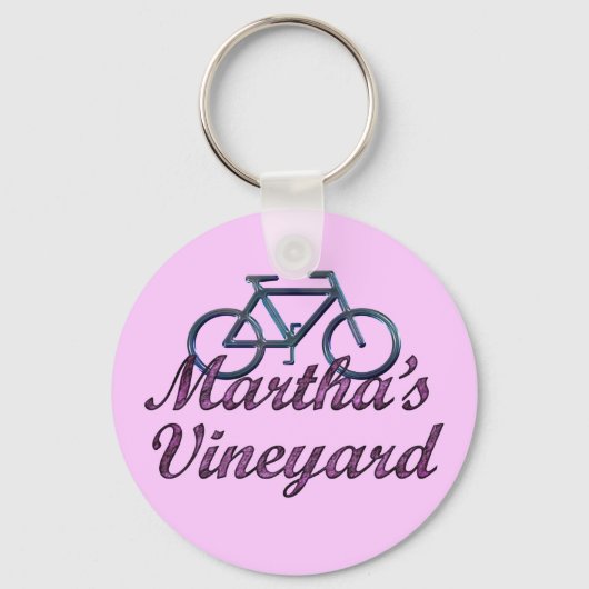 Vineyard Bicycle Sleutelhanger (Voorkant)