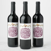 Vineyard Bounty Vaderdag wijnlabel Wijn Etiket (Flessen)