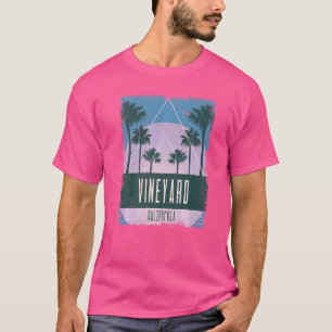 Vineyard California, Vaporwave 80-jaren T-shirt