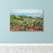 Vineyard Canvas Print (Insitu (Houten vloer))