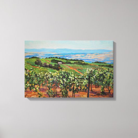 Vineyard Canvas Print (Voorkant)