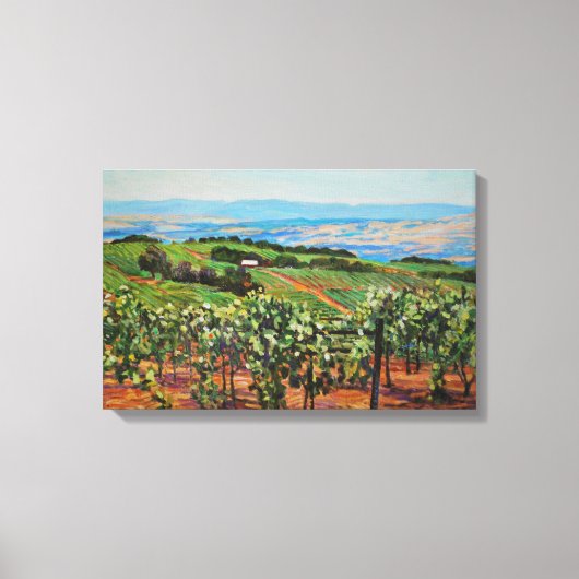 Vineyard Canvas Print (Voorkant)