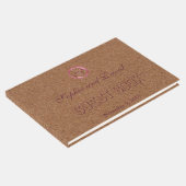 Vineyard Cork Stains Red Wine Weddenschap Gastenboek (Hoek)