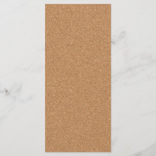 Vineyard Cork Stains Red Wine Wedding Menu (Achterkant)