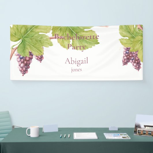 Vineyard Destination Bachelorette Party Banner (Beurs)
