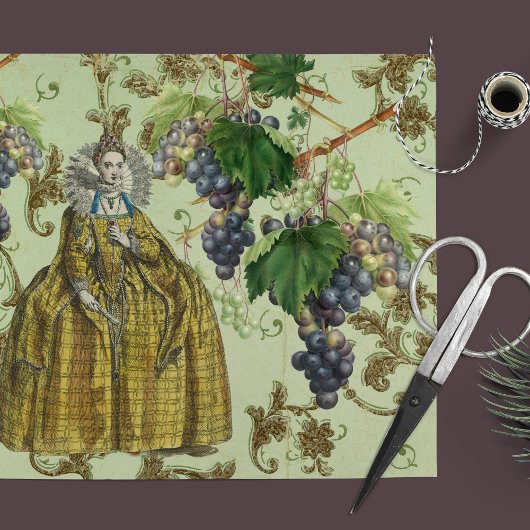 Vineyard Elegance Decoupage Tissue Papier