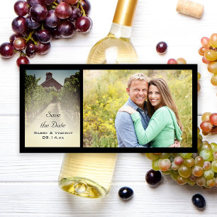 Vineyard en Rustic Red Barn Wedding Save the Date