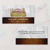 Vineyard Estate | Rock Slate and Texture Visitekaartje (Voorkant / Achterkant)