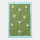 Vineyard G&T Plaid theedoek – Olijf (Verticaal)