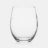 Vineyard Grapes Customized Wijnglas Zonder Voet (Rechts)