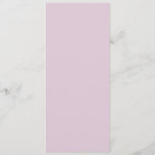 Vineyard Grapes Wedding Menu Card (Achterkant)