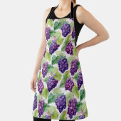 Vineyard Harvest Grapes – Watercolor Purple Grapes Schort (Insitu)