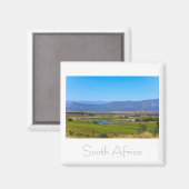 Vineyard Landscape South Africa SA Magnet (Voorkant / Achterkant)