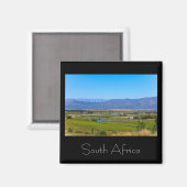 Vineyard Landscape South Africa SA Magnet (Voorkant / Achterkant)