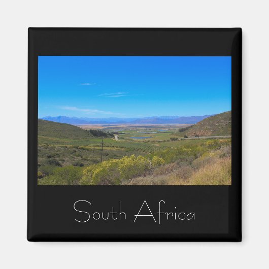 Vineyard Landscape South Africa SA Magnet (Voorkant)