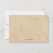 Vineyard Love Artistic Grapes Response RSVP Card (Achterkant)