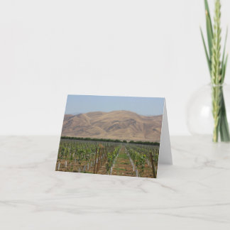 Vineyard Notecard Kaart