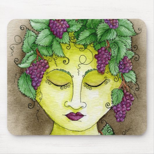 Vineyard Nymph Mousepad 4 Muismat (Voorkant)
