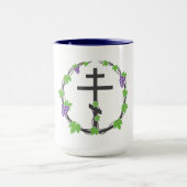 Vineyard of the Lord Large 2-tone Coffee Mok (Midden)