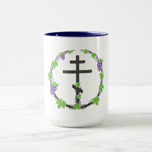 Vineyard of the Lord Large 2-tone Coffee Mok