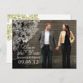  Vineyard Photo Save the Date Briefkaart (Voorkant / Achterkant)