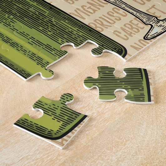 Vineyard Puzzle Legpuzzel (Zijkant)