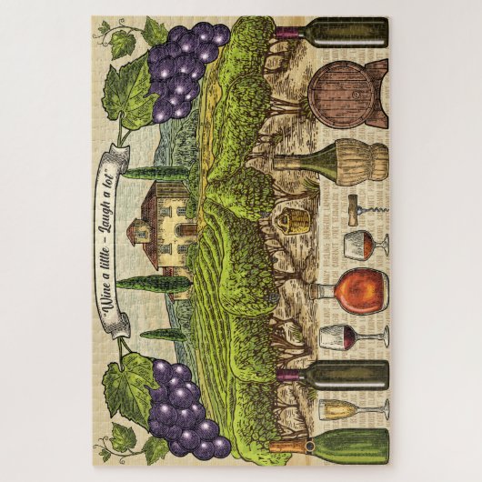 Vineyard Puzzle Legpuzzel (Verticaal)