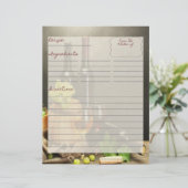 Vineyard Recipe inserts (Staand voorkant)