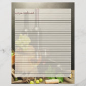Vineyard Recipe inserts (Achterkant)