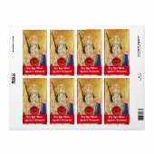 VINEYARD RODE WINE WAX SEAL/ANTIEK TAROTS ETIKET (Full Sheet)