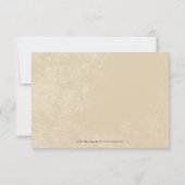 Vineyard RSVP-kaart (Parchyontwerp) RSVP Kaartje (Achterkant)