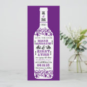 Vineyard Save the Date Wedding Cards (Staand voorkant)