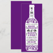 Vineyard Save the Date Wedding Cards (Voorkant / Achterkant)