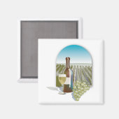 Vineyard Scene Magneet (Voorkant / Achterkant)