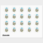 Vineyard Scene Ronde Sticker (Vel)