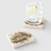 Vineyard Stone Onderzetter (Zijkant)