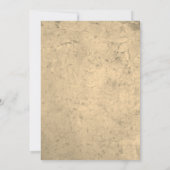 Vineyard Wedding Elegant Rustic Watercolor  Kaart (Achterkant)