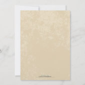 Vineyard Wedding Invitation (Parchment Texture) Kaart (Achterkant)