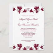 Vineyard Wedding Invitations Kaart (Voorkant)