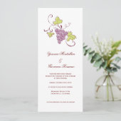 Vineyard Wedding Invitations Kaart (Staand voorkant)