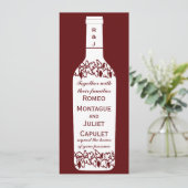 Vineyard Wedding Invitations Kaart (Staand voorkant)