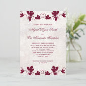Vineyard Wedding Invitations Kaart (Staand voorkant)