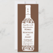 Vineyard Wedding Invitations Kaart (Voorkant)