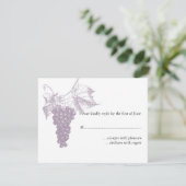 Vineyard Wedding RSVP Kaartje (Staand voorkant)